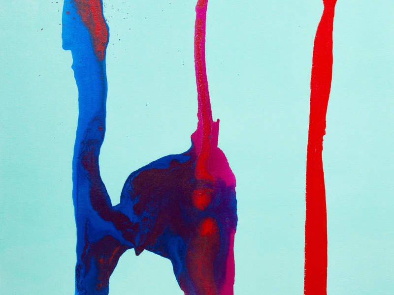 Arte chileno - Azul y rojo - Soro Fernando | ARTEX